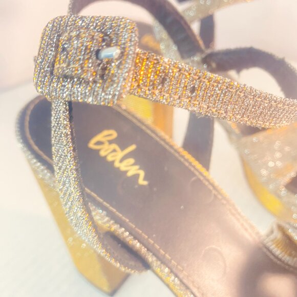 Glittery Boden Platform Sandals – Made in Spain – Size EU 41 / US Women’s 9.5–10 - Picture 10 of 17